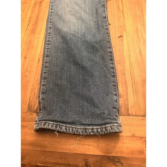 Eddie Bauer Men’s Flannel Lined Jeans Pants Size 36 X 30 Straight Hiking Camping - Picture 2 of 16